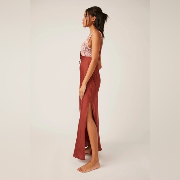 Free People Countryside Maxi Slip in Sparkling Cider - Picture 3 of 4